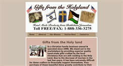 Desktop Screenshot of giftsfromtheholyland.com